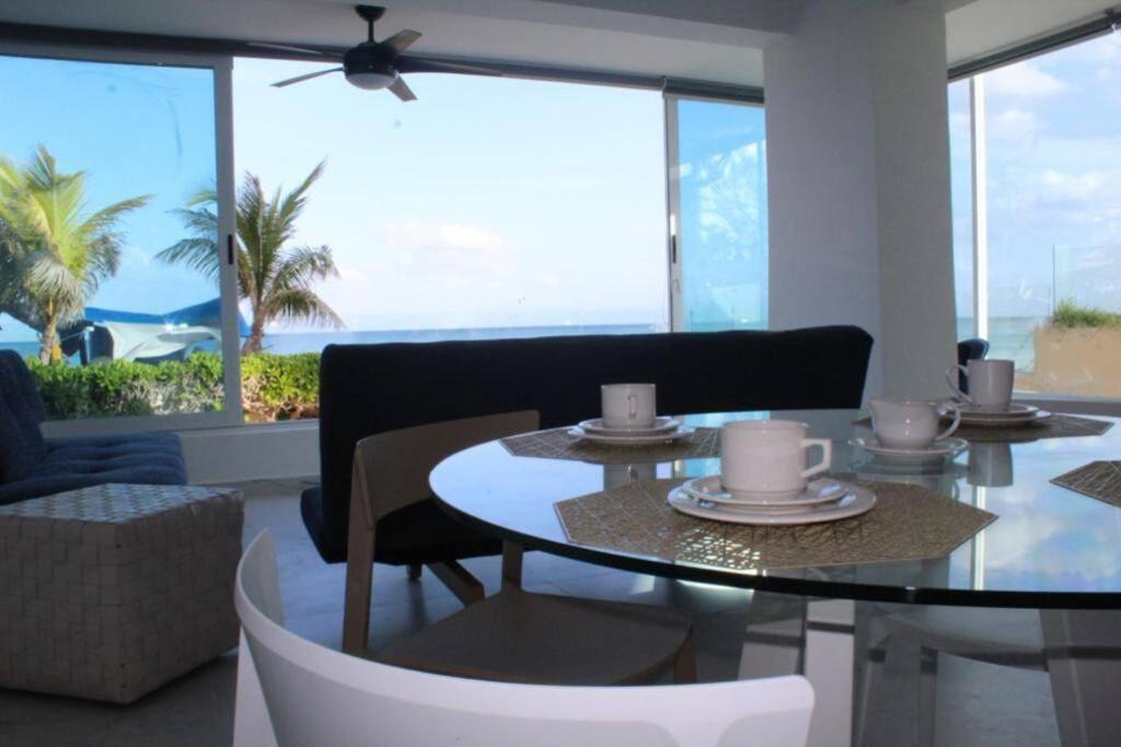 Beach Front Renewed Apartment Cancún Exterior foto